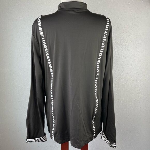 NWT Passports Dark Brown Full Zip Jacket Size M - Picture 7 of 9